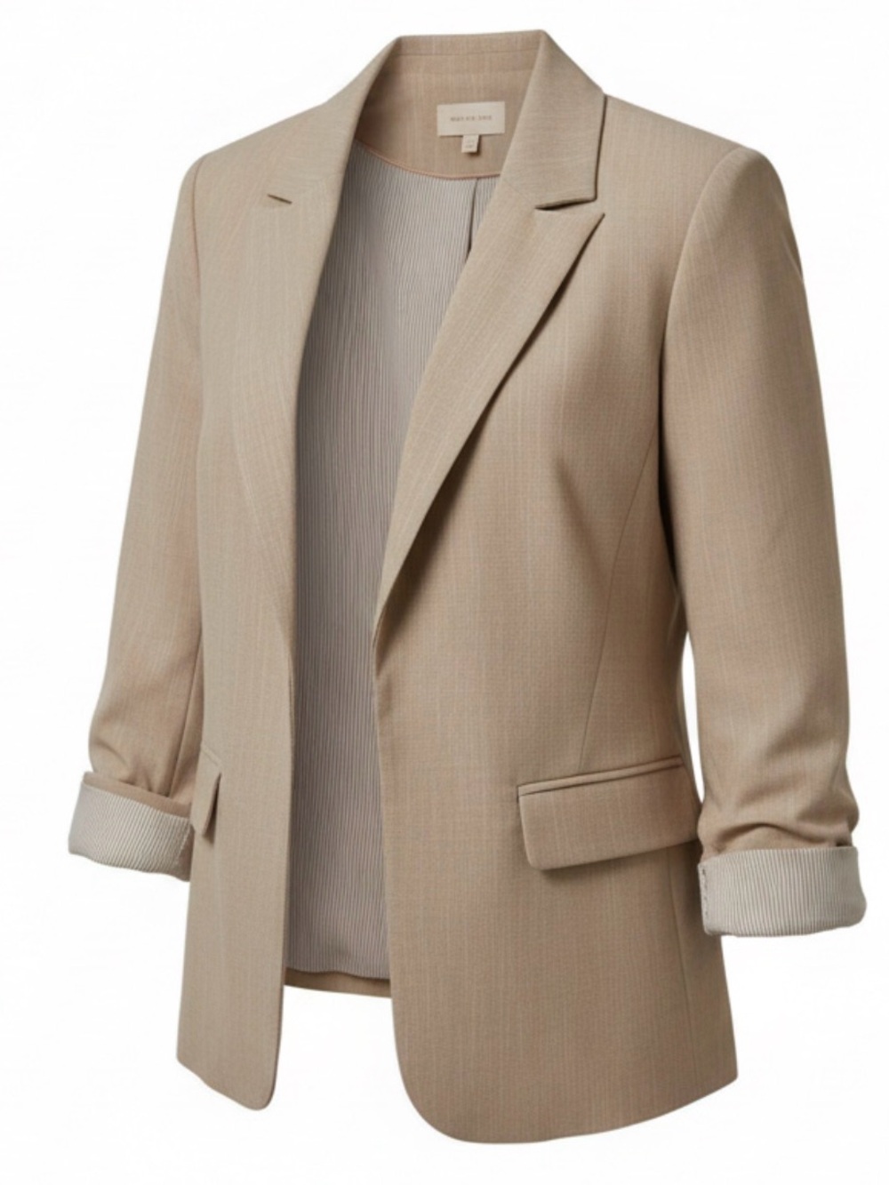 Skies Are Blue Taupe Blazer